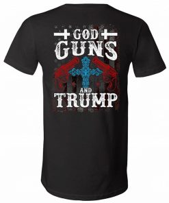 God Guns And Trump 2020 Pride American Flag 2nd Amendment Shirt