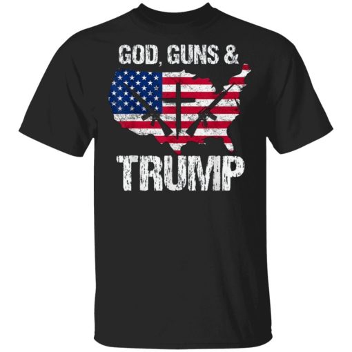 God Guns And Trump 2020 Pride Usa Flag 2nd Amendment Shirt.jpg