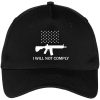 Gun I Will Not Comply Hat Cap.jpg