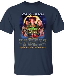 Hocus Pocus 29 Years Anniversary Memories Halloween Shirt 1.jpg