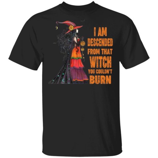 I Am Descended From That Witch You Couldnt Burn Shirt.jpg