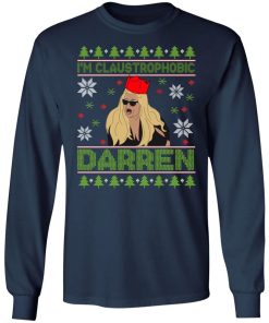 Im Claustrophobic Darren Christmas Shirt 2.jpg