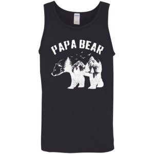 Papa Bear Best Dad Tshirt Fathers Day Father Pop Gifts Men 4