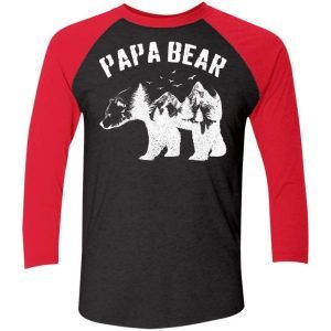 Papa Bear Best Dad Tshirt Fathers Day Father Pop Gifts Men 6