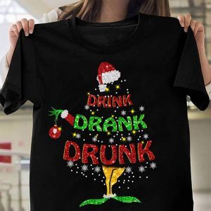 The Grinch Drink Drank Drunk Wine Christmas 1