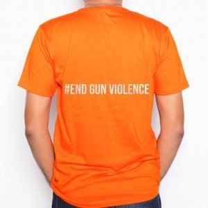 No More Silence End Gun Violence 2 Sided Front and Back - Enough #endgunviolence Tee 2