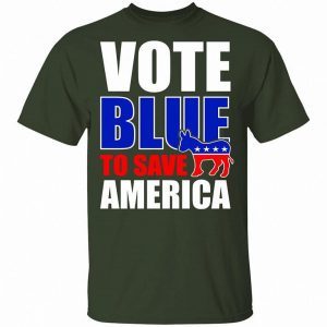 Vote Blue To Save America Democrat Donkey 3