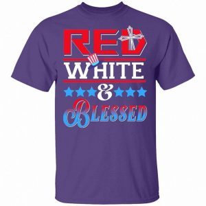 Red White And Blessed 4th of July Patriotic America 2