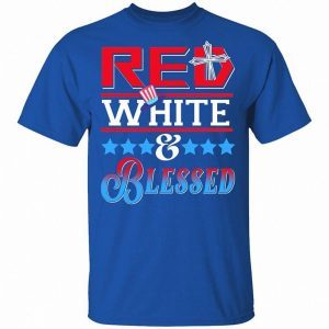 Red White And Blessed 4th of July Patriotic America 1