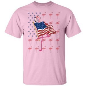 Flamingo American Flag - Flamingo 4th Of July 2