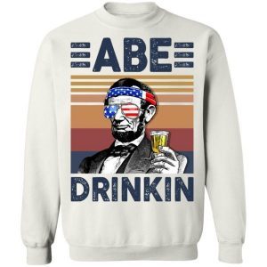 Independence Day American - Abe Drinkin US Drinking 4th Of July Vintage 1