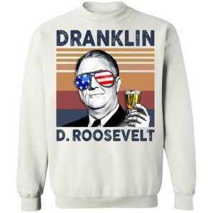 Dranklin Franklin D.Roosevelt US Drinking 4th Of July Vintage 1