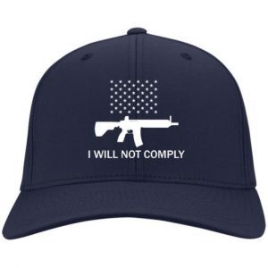 Gun I Will Not Comply Hat Cap 3
