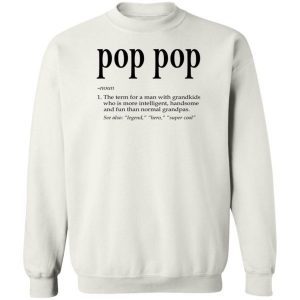 Pop Pop The Term For A Man With Grandkids Shirt 3