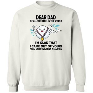 Dear Dad Of All The Balls In The World Shirt 3