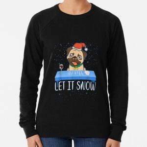 Walmart Cocaine Santa Let it Snow Pug Dog 1