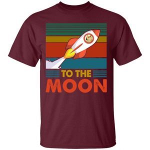 Shiba Dogecoin To The Moon shirt 2