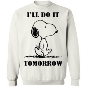 Snoopy I'll Do It Tomorrow 4