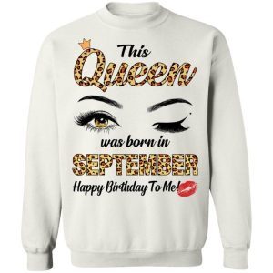 This Queen Was Born In September Shirt 2