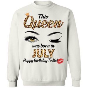 This Queen Was Born In July Shirt 2
