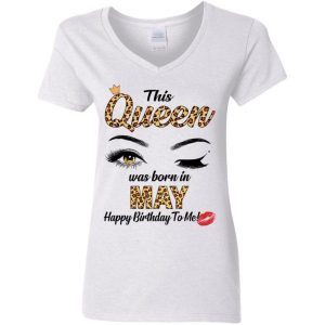 This Queen Was Born In May Shirt 4