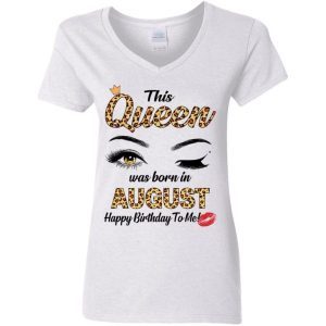 This Queen Was Born In August Shirt 4