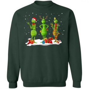 Three Grinch Noel Merry Christmas Sweatshirt 5