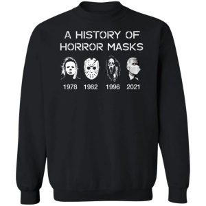 A History Of Horror Masks Halloween Biden Shirt 3