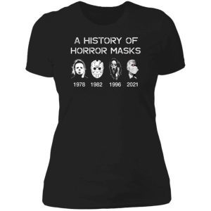A History Of Horror Masks Halloween Biden Shirt 4