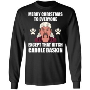 Tiger King Joe Exotic Merry Christmas To Everyone Christmas Sweatshirt 3