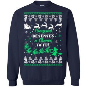 Everyone Deserves A Chance To Fly Christmas Sweater 2