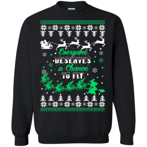 Everyone Deserves A Chance To Fly Christmas Sweater 1
