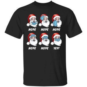 Santa Claus Wearing Mask Wrong Christmas Sweatshirt 2