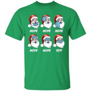 Santa Claus Wearing Mask Wrong Christmas Sweatshirt 4