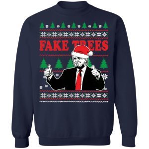 Donald Trump Fake Trees Christmas Sweater 4