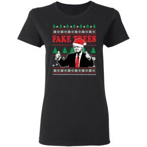 Donald Trump Fake Trees Christmas Sweater 1