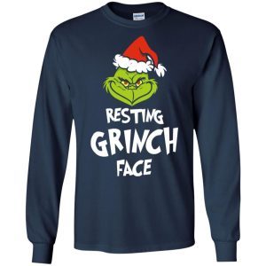Resting Grinch Face Mr Grinch Christmas sweater 1