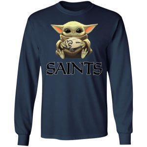 Baby Yoda Hug New Orleans Saints Star War 2