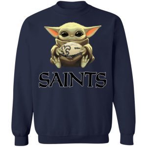 Baby Yoda Hug New Orleans Saints Star War 4
