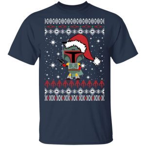 Boba Fett Santa Star Wars Christmas Ugly Sweater 2