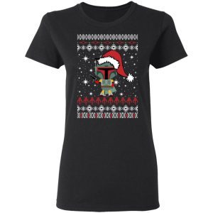 Boba Fett Santa Star Wars Christmas Ugly Sweater 3