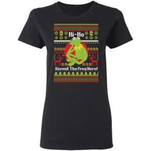 Hi Ho Kermit The Frog Here Christmas Sweatshirt 2