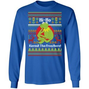 Hi Ho Kermit The Frog Here Christmas Sweatshirt 1