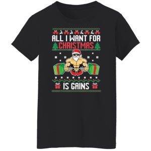 All i want for Christmas is gains sweater 1