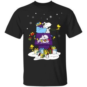 TCU Horned Frogs Santa Snoopy Wish You A Merry Christmas 1