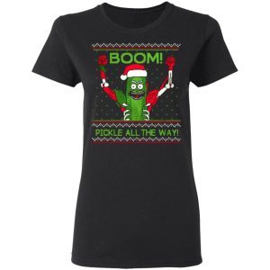 Rick and Morty Boom Pickle All The Way Christmas sweater 3