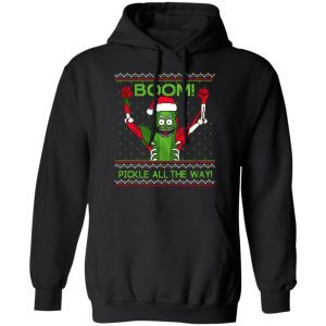 Rick and Morty Boom Pickle All The Way Christmas sweater 1