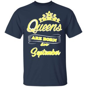 Womens This Queen Was Born In September Womens Black Birthday 1