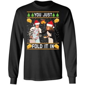 Schitts Creek You Just Fold It In Christmas Sweatshirt 2