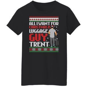 All i want for Christmas luggage guy trend sweater 4